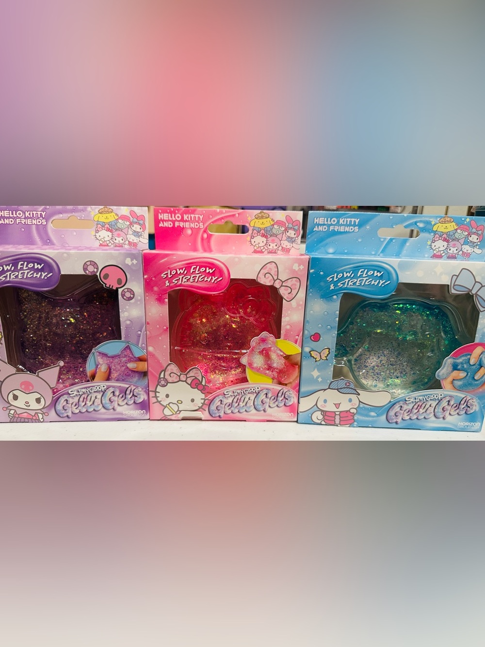 Set of 3 Viral Hello Kitty Gelli Gels 🩷